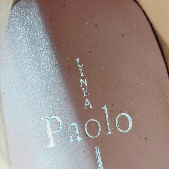 New Linea Paolo Women Rad Low Heel Square Toe Cream Dressy Office Boot C798 - Picture 9 of 11